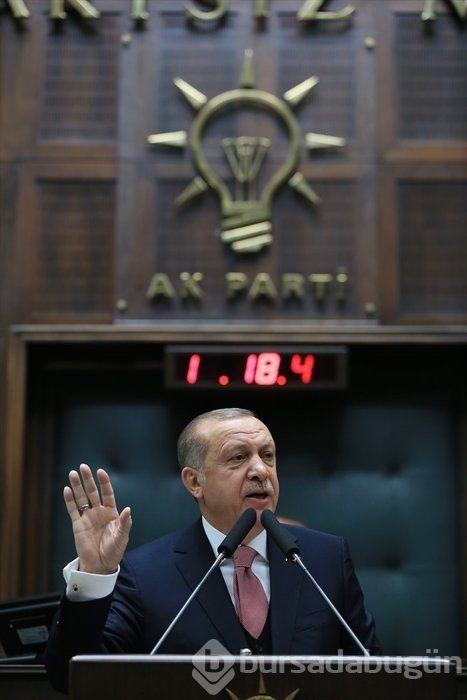 AK Parti grup toplantısında dikkat çeken anlar