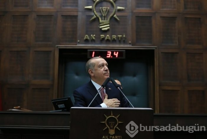 AK Parti grup toplantısında dikkat çeken anlar