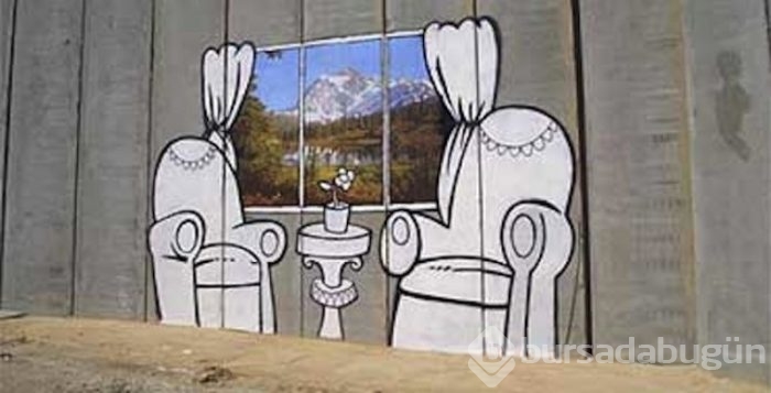 Utanç Duvarı'na grafitilerle isyan