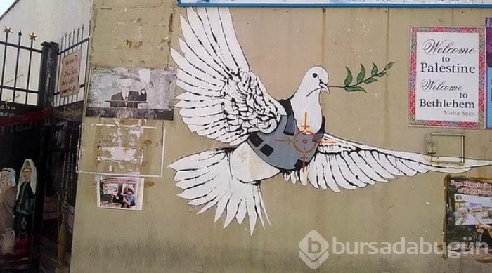 Utanç Duvarı'na grafitilerle isyan