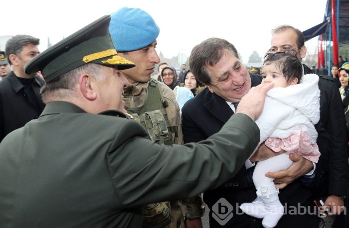Bursa'da "Timsahlar" Taburu Afrin'e gitti