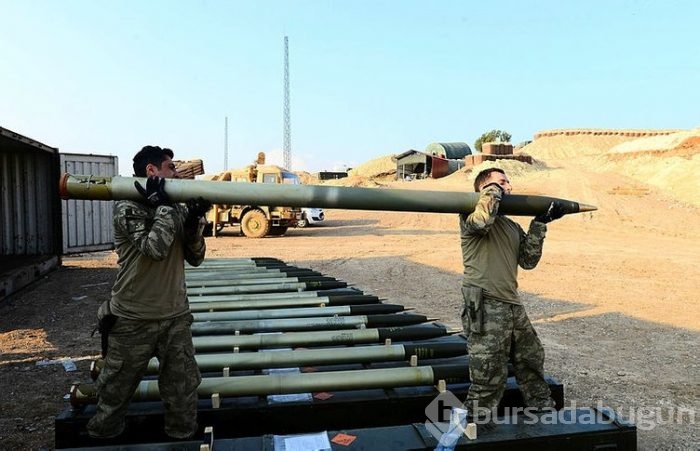 Mehmetçik teröristleri milli roketlerle vuruyor!
