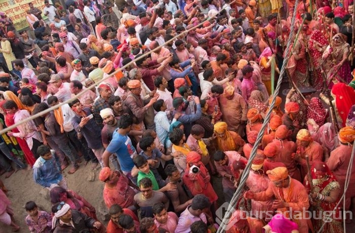 'Holi Festivali'nden renkli görüntüler