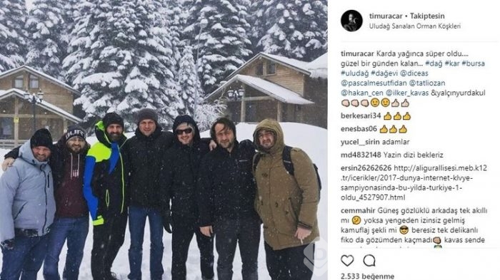 Ünlü isimlerin Instagram paylaşımları (26.02.2018)