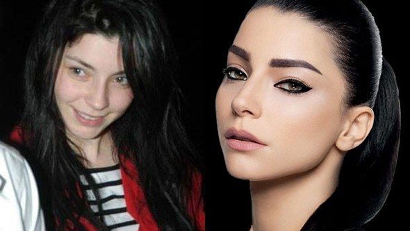 Aybüke Pusat makyajsız görüntülendi (Ünlüleri bir de makyajsız görün)
