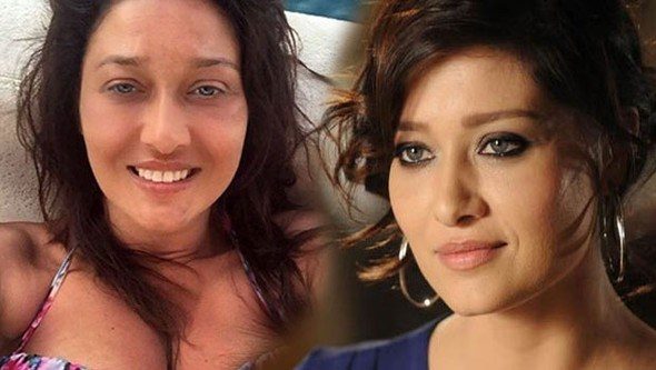 Aybüke Pusat makyajsız görüntülendi (Ünlüleri bir de makyajsız görün)
