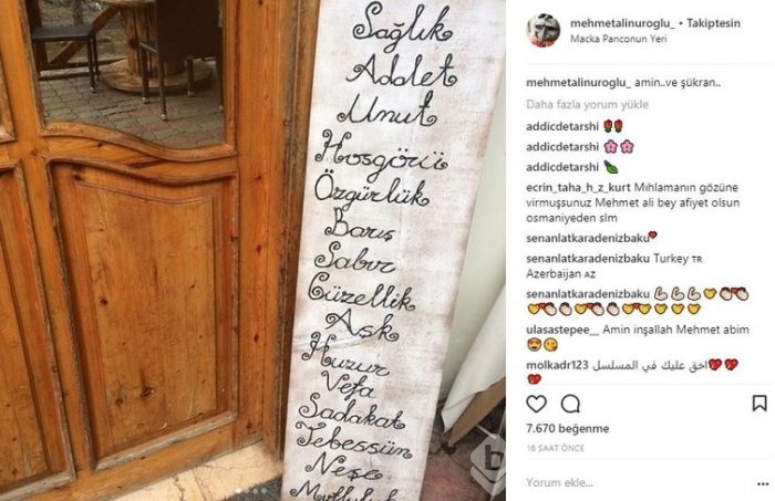Ünlülerin Instagram paylaşımları (27.02.2018)