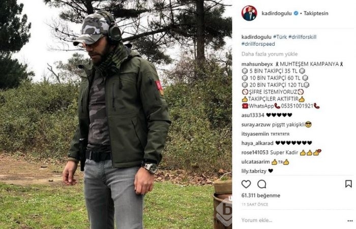 Ünlülerin Instagram paylaşımları (27.02.2018)