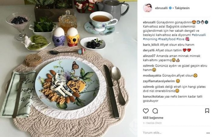 Ünlülerin Instagram paylaşımları (27.02.2018)