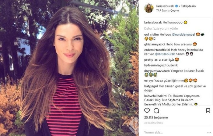 Ünlülerin Instagram paylaşımları (27.02.2018)