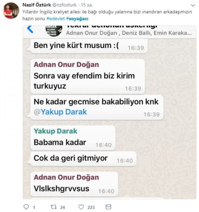 Soy ağacı sorgulama sistemi sosyal medyanın diline düştü