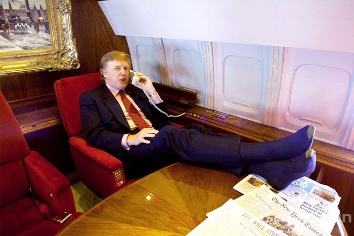 Trump'ın uçan sarayı!