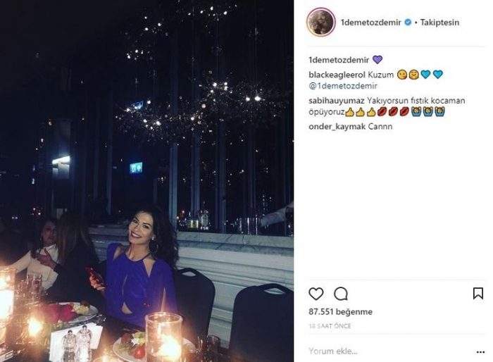 Ünlülerin Instagram paylaşımları (01.03.2018)
