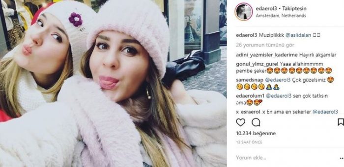 Ünlülerin Instagram paylaşımları (01.03.2018)
