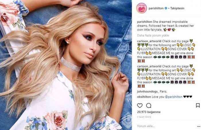 Ünlülerin Instagram paylaşımları (01.03.2018)
