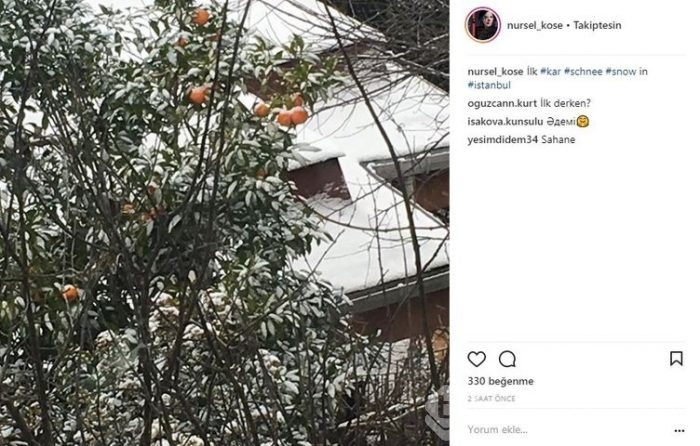 Ünlülerin Instagram paylaşımları (01.03.2018)
