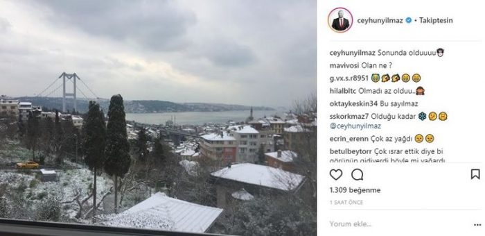 Ünlülerin Instagram paylaşımları (01.03.2018)
