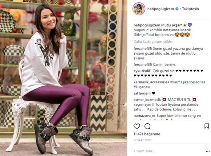 Ünlülerin Instagram paylaşımları (01.03.2018)
