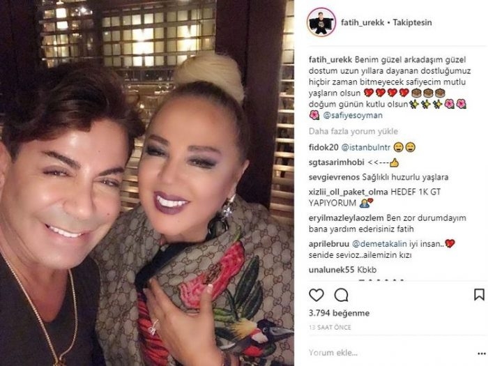 Ünlülerin Instagram paylaşımları (01.03.2018)
