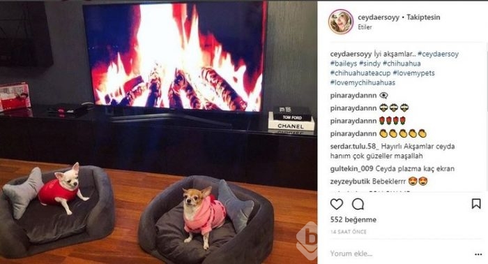 Ünlülerin Instagram paylaşımları (01.03.2018)
