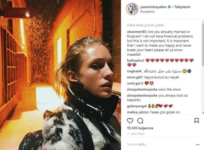 Ünlülerin Instagram paylaşımları (01.03.2018)

