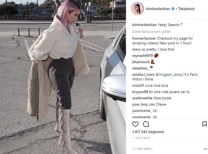 Ünlülerin Instagram paylaşımları (01.03.2018)
