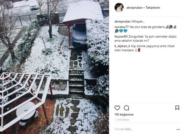 Ünlülerin Instagram paylaşımları (01.03.2018)
