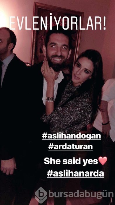 Arda Turan, Aslıhan Doğan'ı ailesinden istedi
