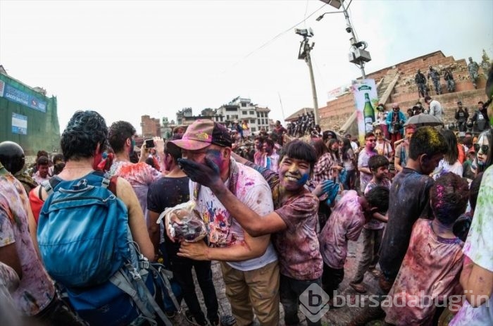 Nepal'de Holi festivali!
