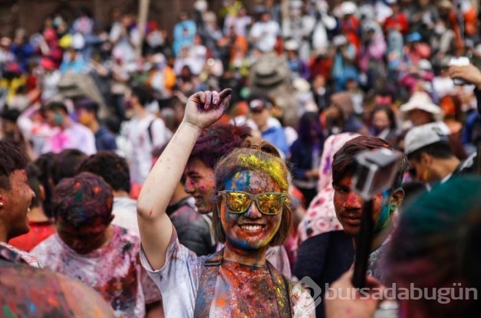 Nepal'de Holi festivali!
