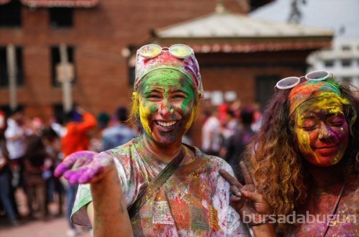 Nepal'de Holi festivali!
