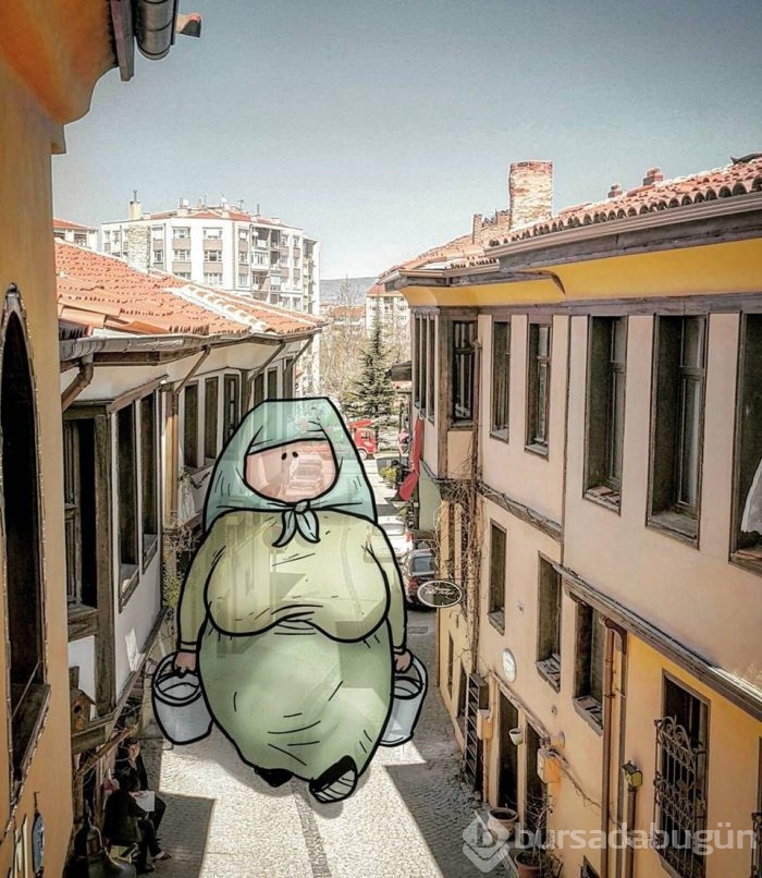 Dev illüstrasyonlarla sokakların hikayeleri

