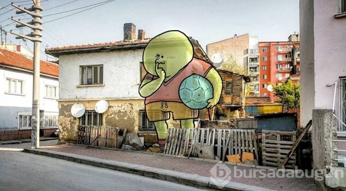 Dev illüstrasyonlarla sokakların hikayeleri
