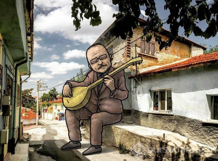 Dev illüstrasyonlarla sokakların hikayeleri
