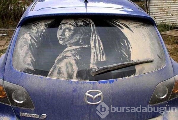 Kirli arabalardan sanat eserleri ortaya çıkarıyor