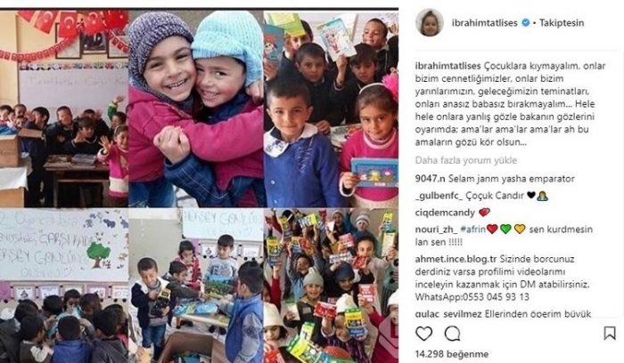 Ünlü isimlerin Instagram paylaşımları (02.03.2018)
