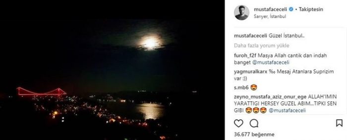 Ünlü isimlerin Instagram paylaşımları (02.03.2018)
