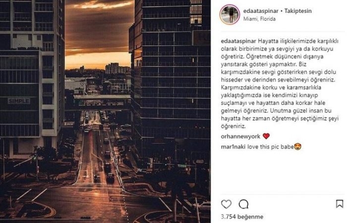 Ünlü isimlerin Instagram paylaşımları (02.03.2018)

