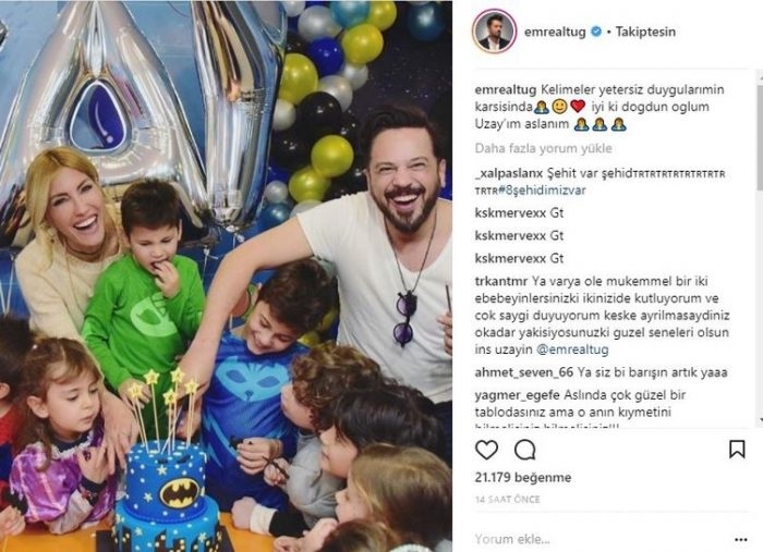 Ünlü isimlerin Instagram paylaşımları (02.03.2018)
