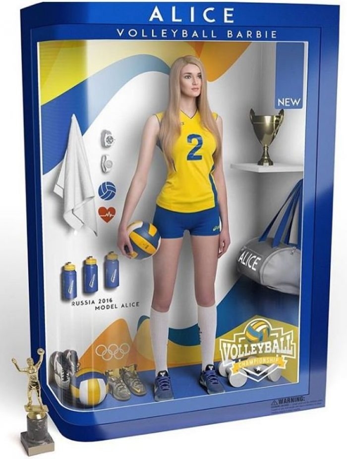 'Dünyanın en seksi voleybolcusu' Alisa Manyonok
