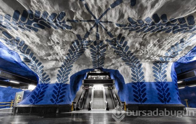 Birbirinden ilginç metro istasyonları!