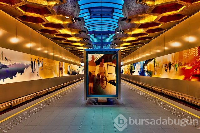 Birbirinden ilginç metro istasyonları!