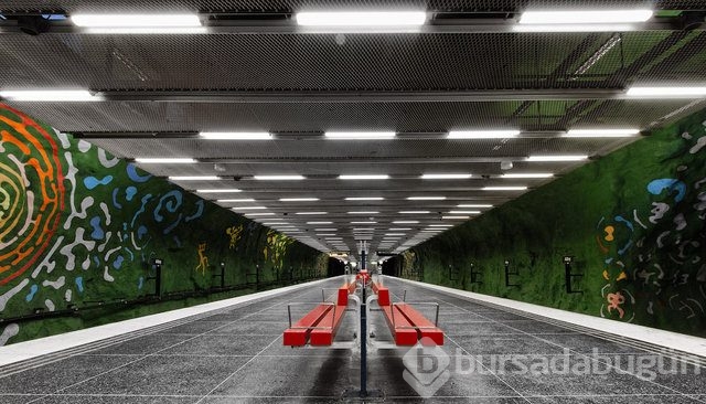 Birbirinden ilginç metro istasyonları!