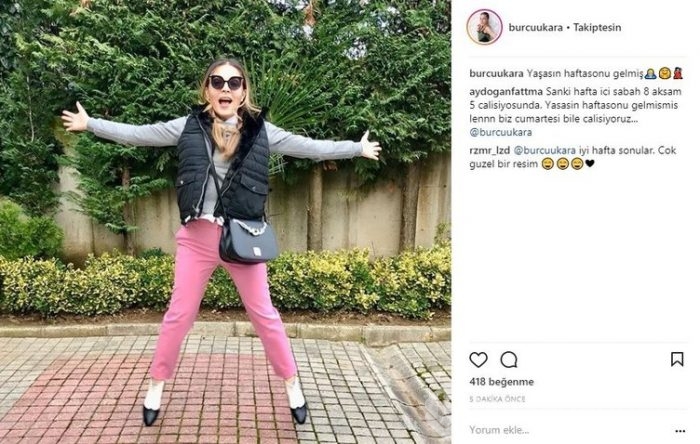 Ünlü isimlerin Instagram paylaşımları (03.03.2018)
