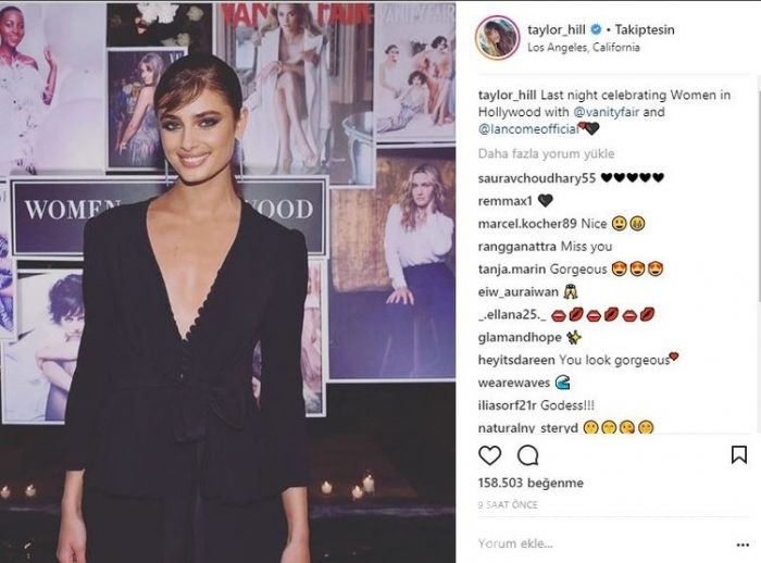 Ünlü isimlerin Instagram paylaşımları (03.03.2018)
