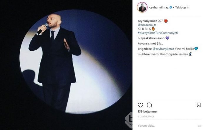 Ünlü isimlerin Instagram paylaşımları (03.03.2018)
