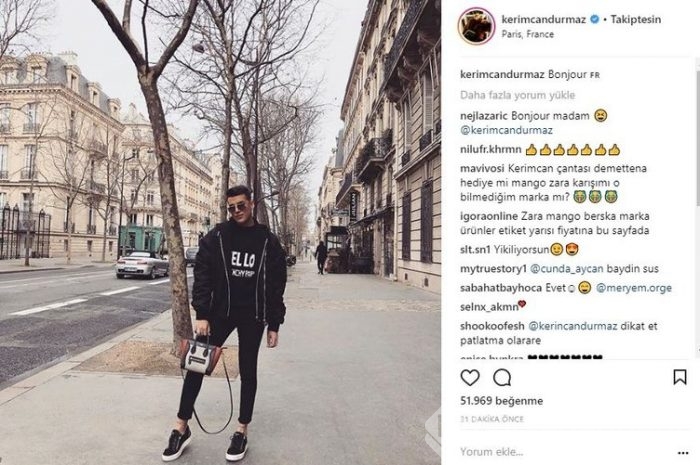 Ünlü isimlerin Instagram paylaşımları (03.03.2018)
