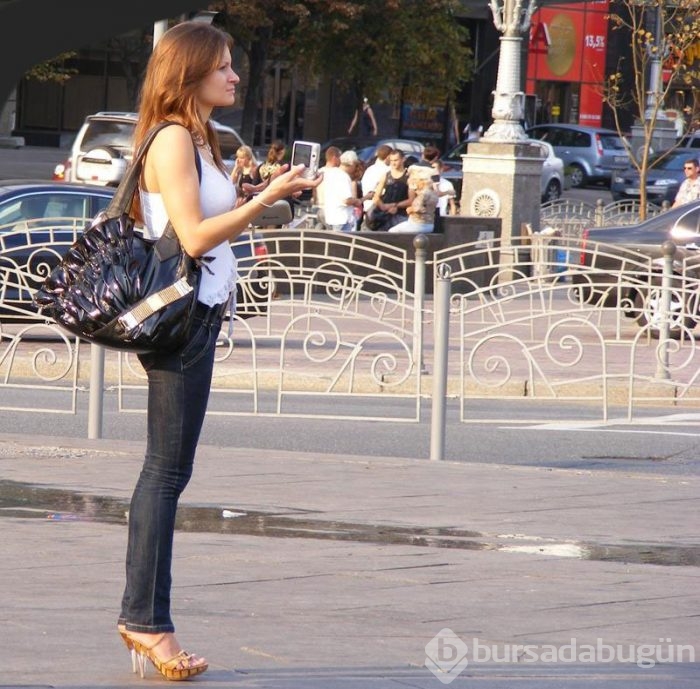 Ukrayna sokaklarının süper güzelleri