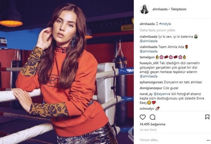 Ünlülerin Instagram paylaşımları (05.03.2018)
