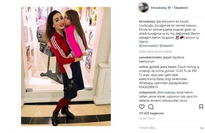 Ünlülerin Instagram paylaşımları (05.03.2018)
